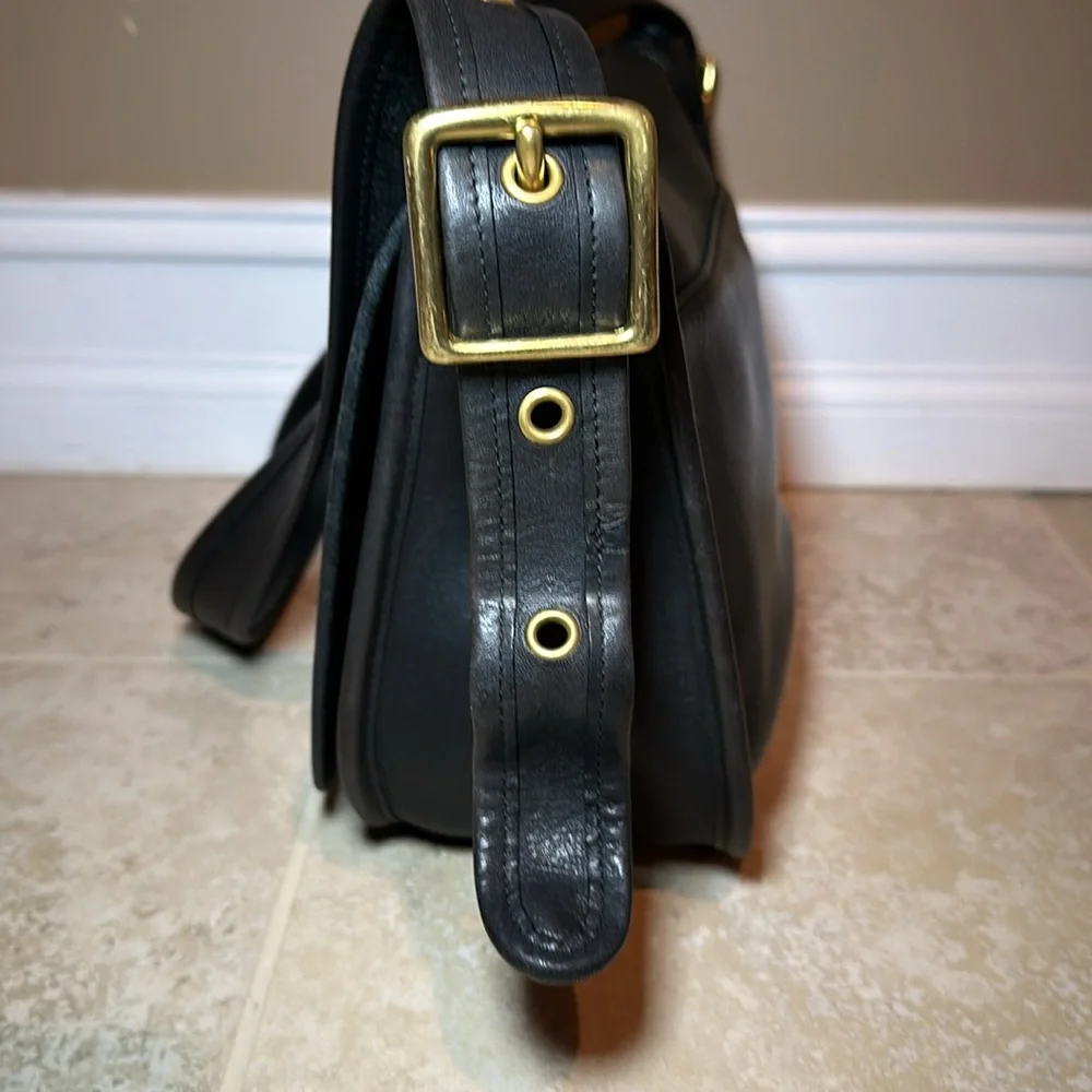 Vintage Coach Patricia Legacy  BLACK - Picture 3 of 9
